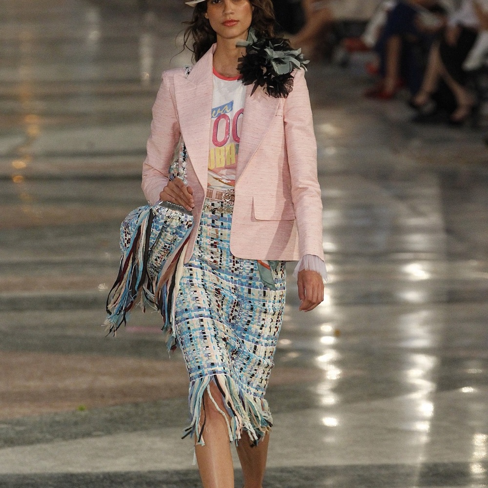 CHANEL Resort/ Cruise 2017 Coco Cuba Lesage tweed skirt - BNWT